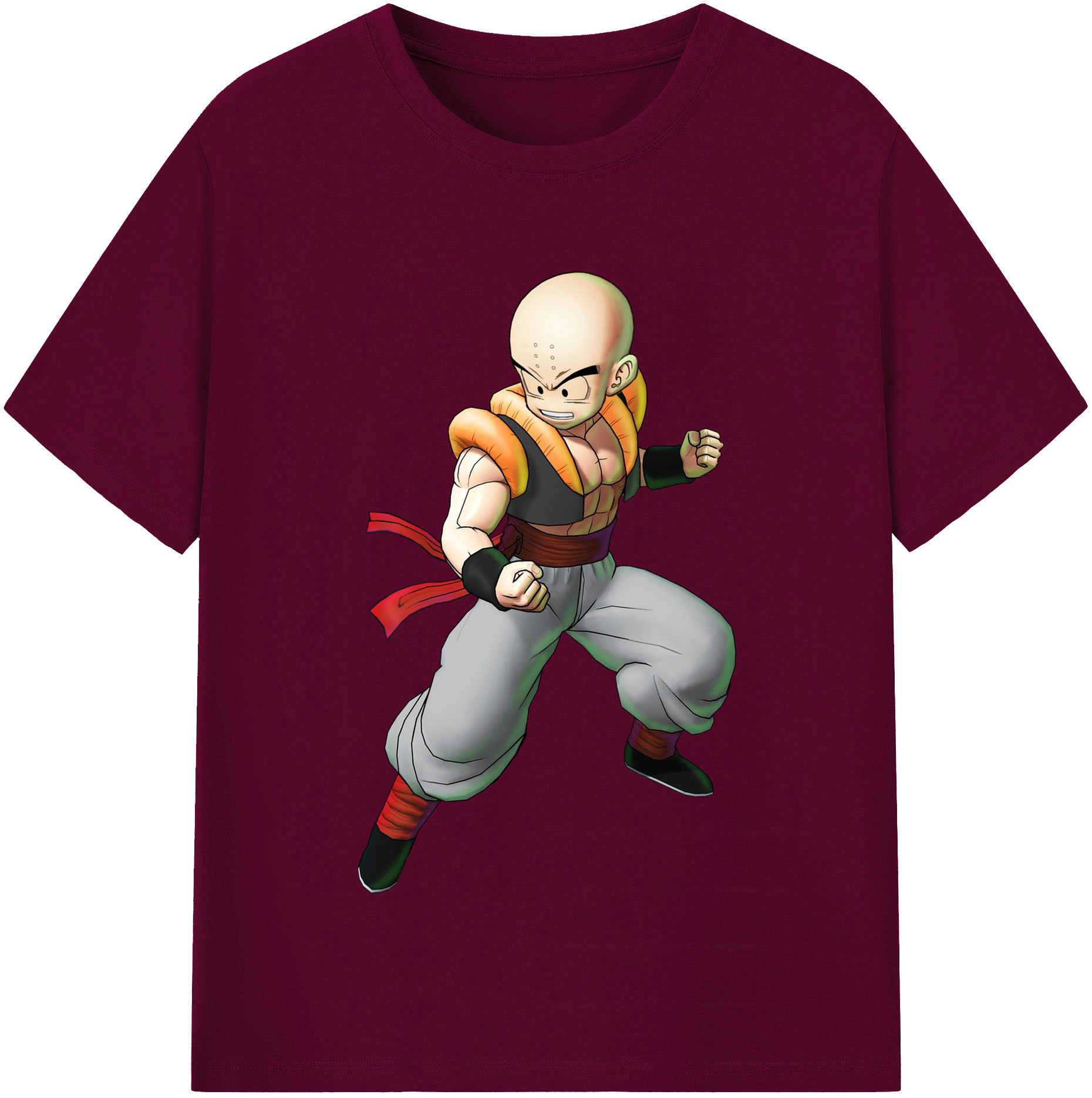 （画像用） ドラゴンボール クリリン DRAGON BALL krillin レディースカジュアルプリントTシャツ（綿100％）